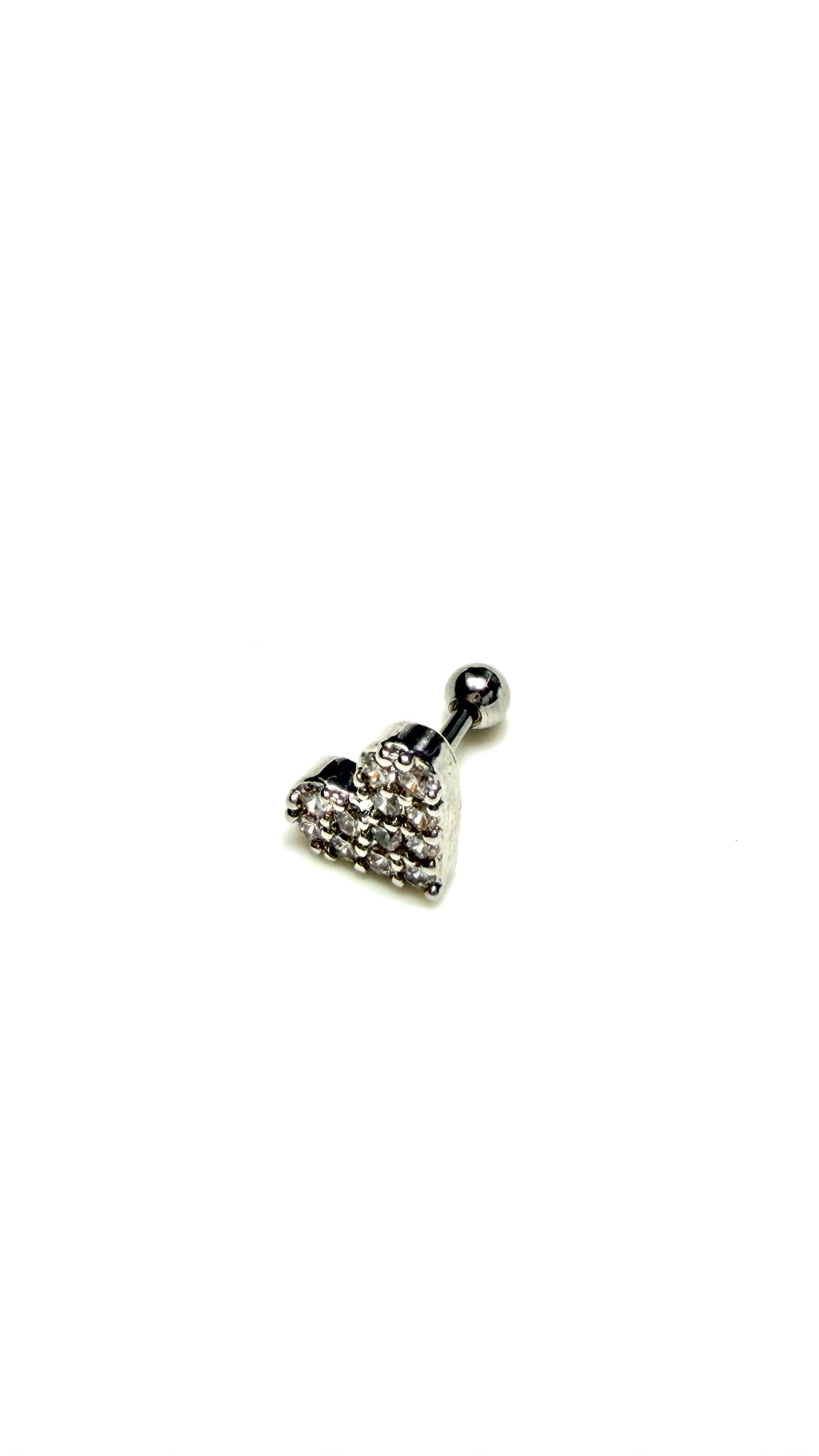 Piercing de corazón irregular