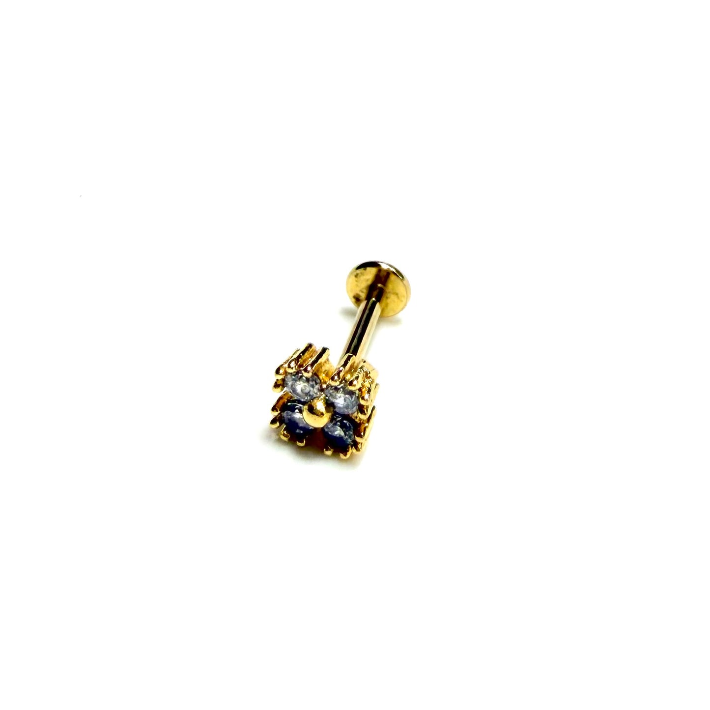 Piercing Flor de cuatro pétalos