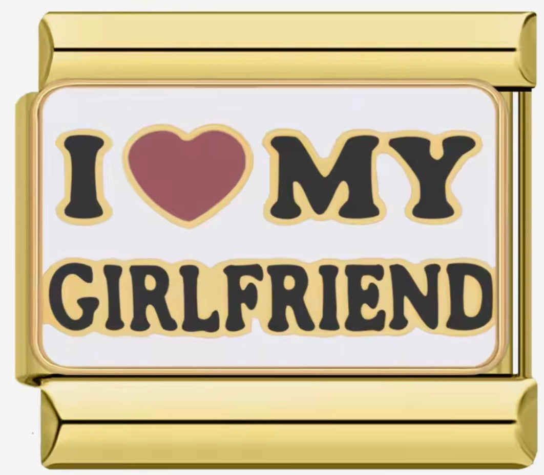 Charm ILove Girlfriend Dorado