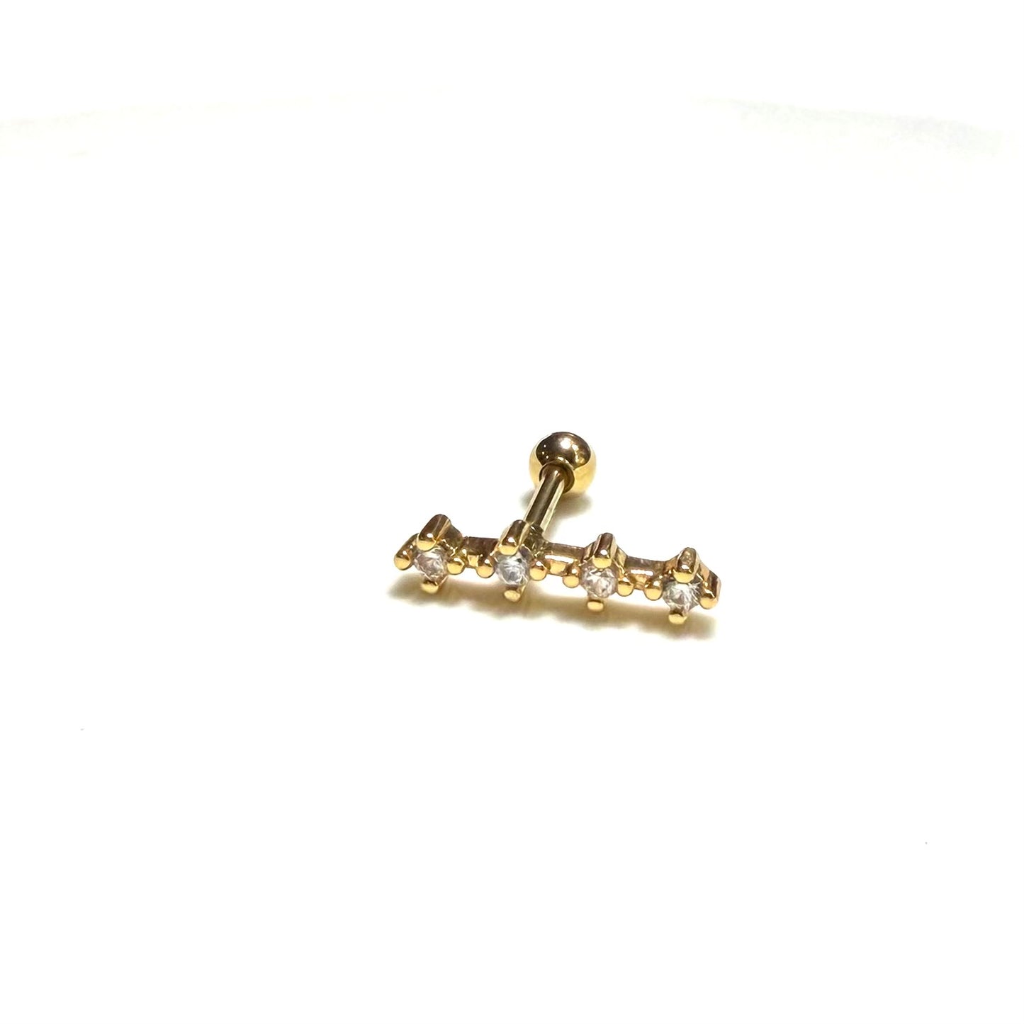 Piercing Recto de Brillo