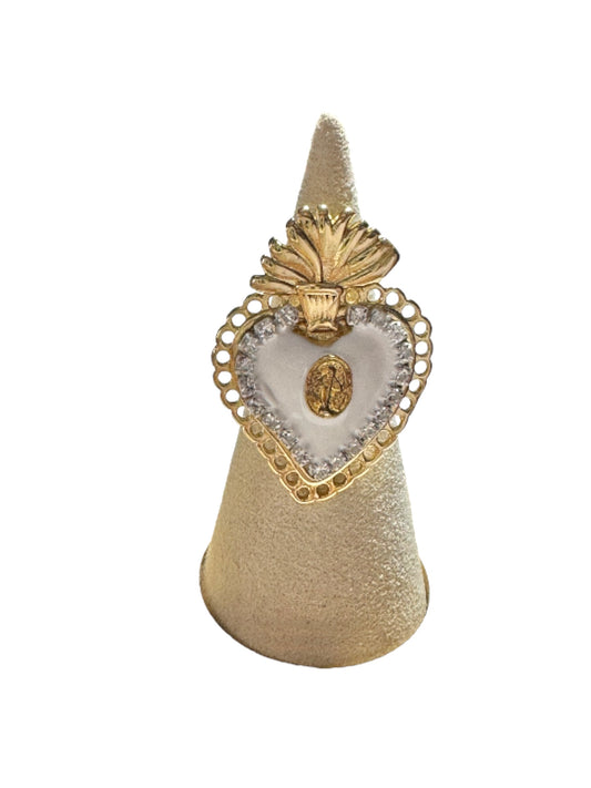 Anillo corazón grande