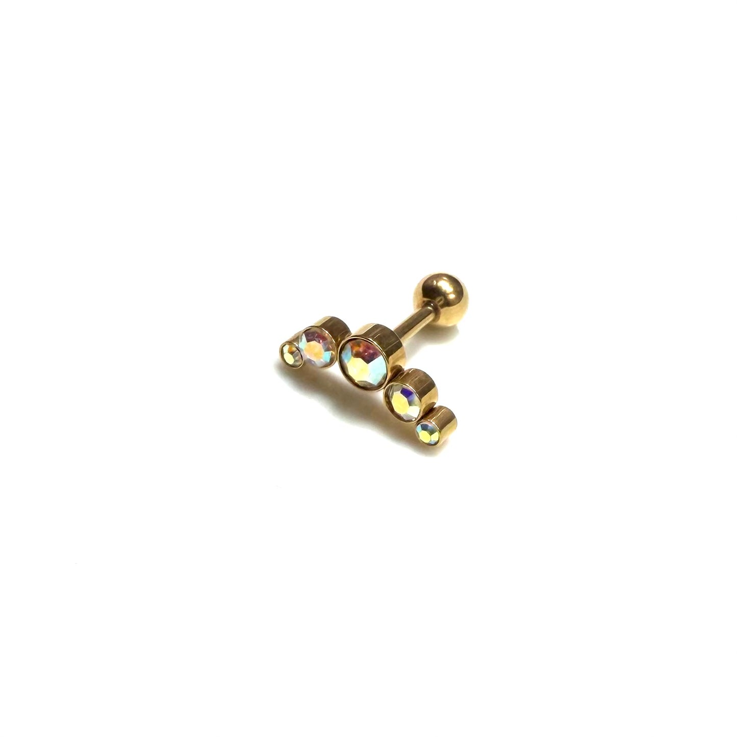 Piercing de Piedra Iridiscente