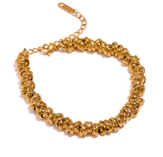 Pulsera de Aros Dobles