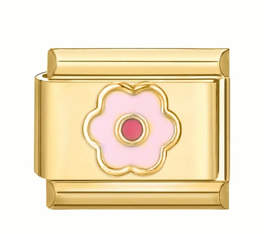 Charm Flor Rosa