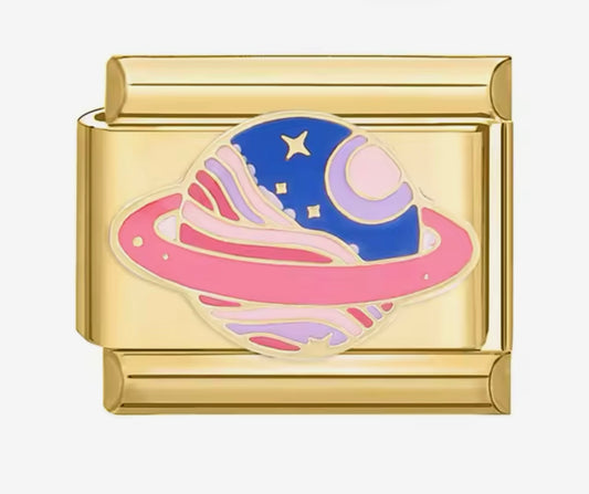 Charm Planeta Rosa