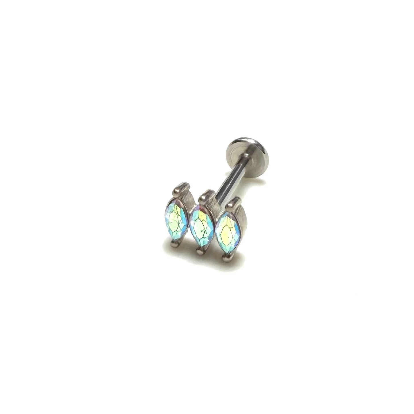 Piercing iridiscente