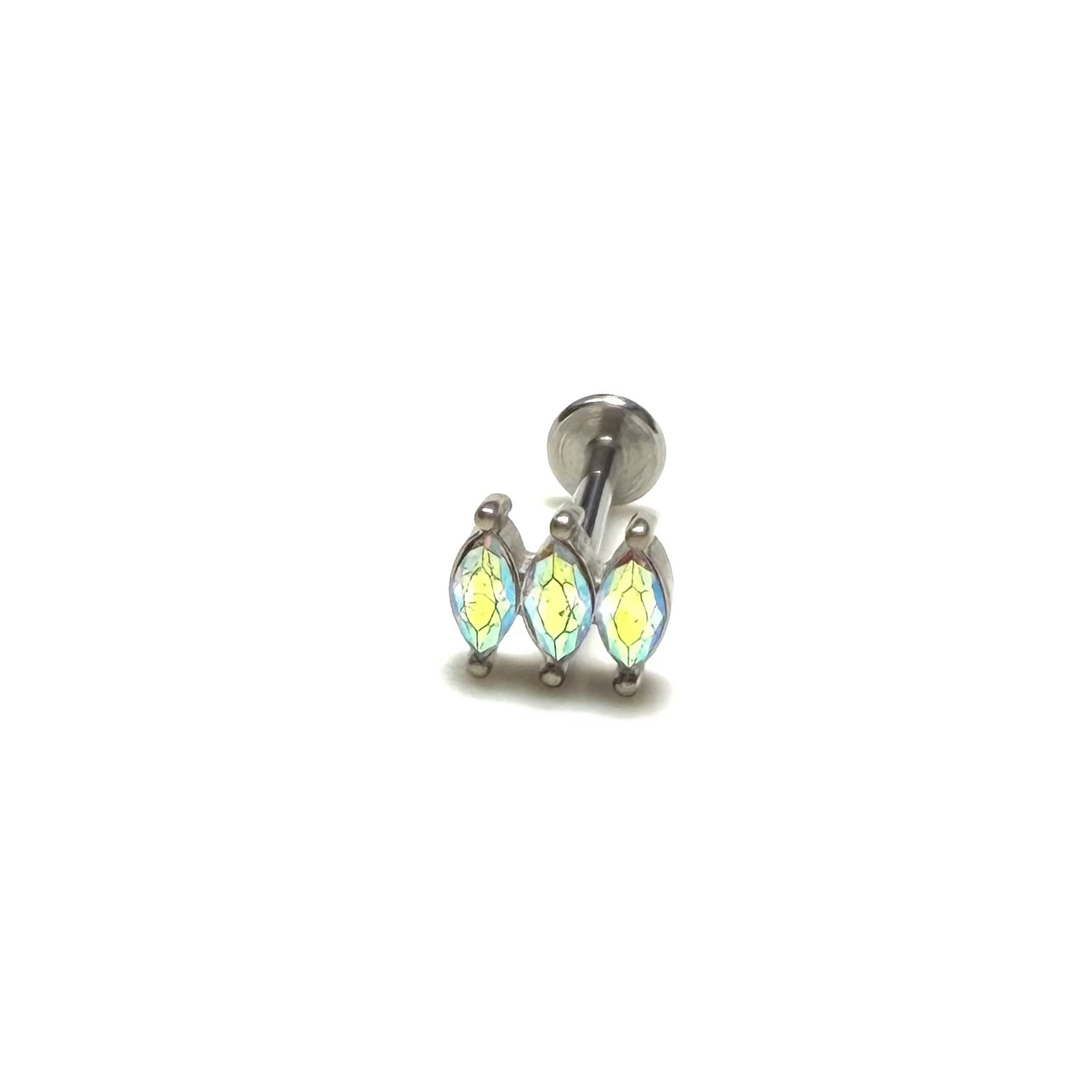 Piercing iridiscente