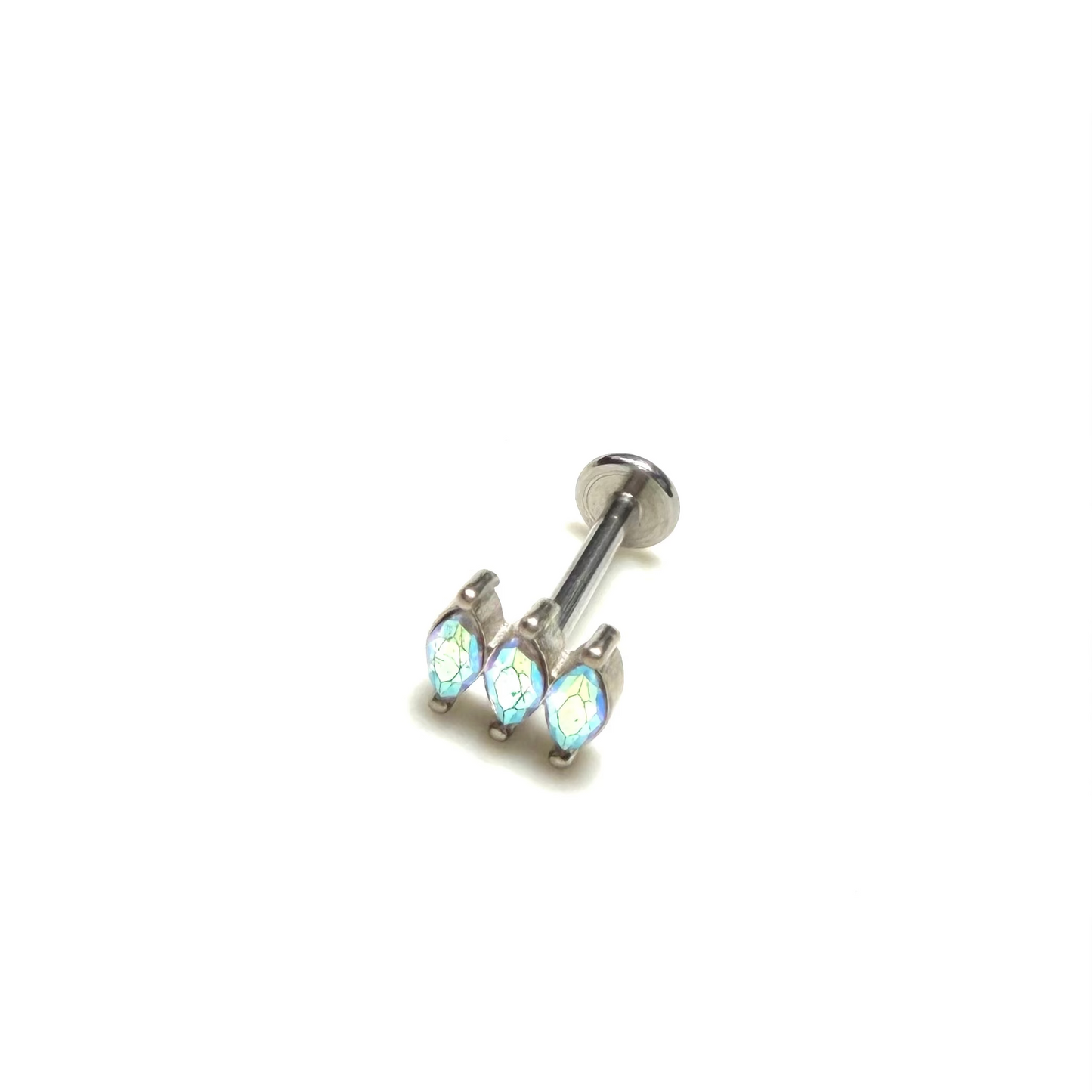 Piercing iridiscente