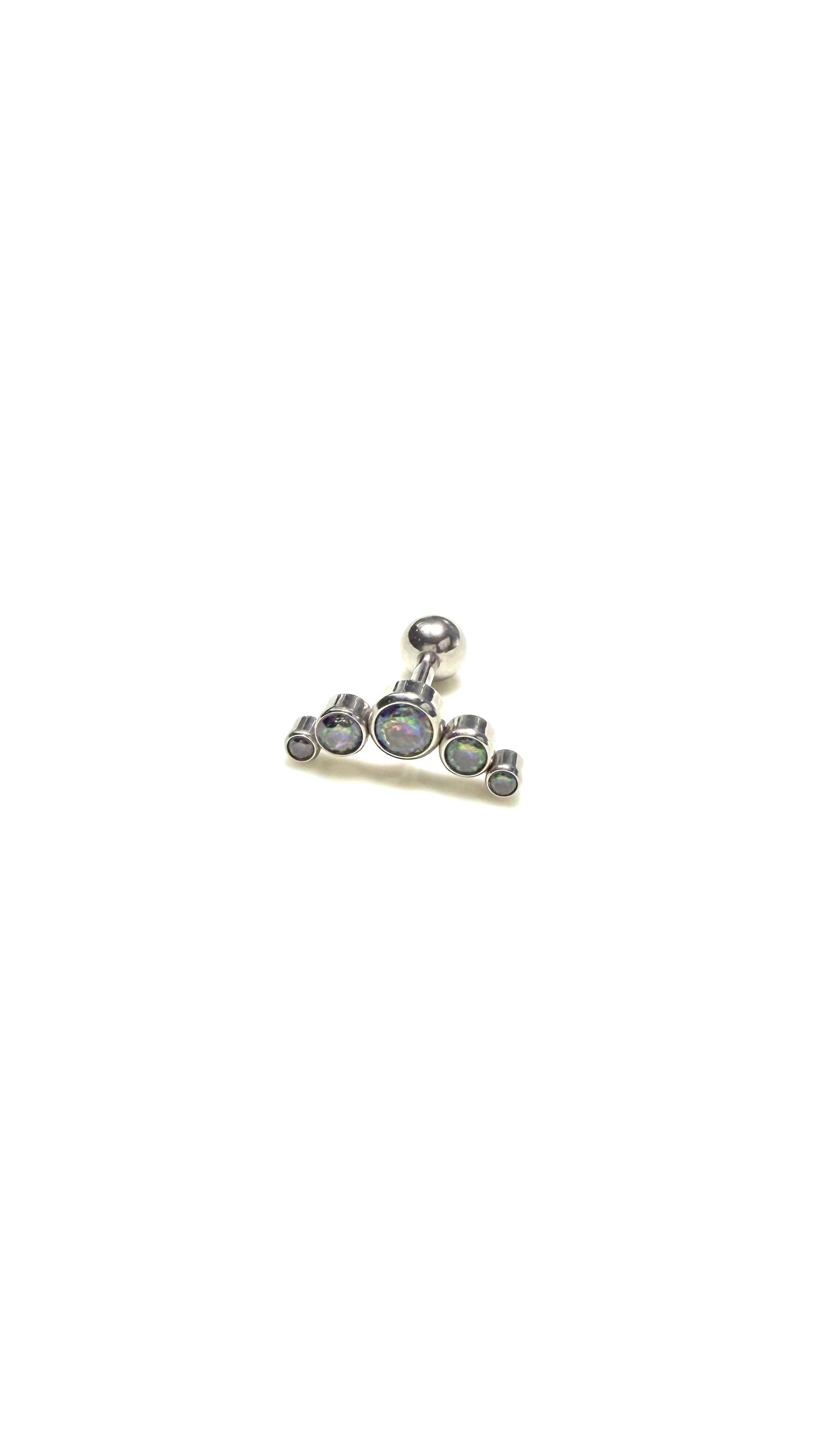 Piercing de Piedra Iridiscente