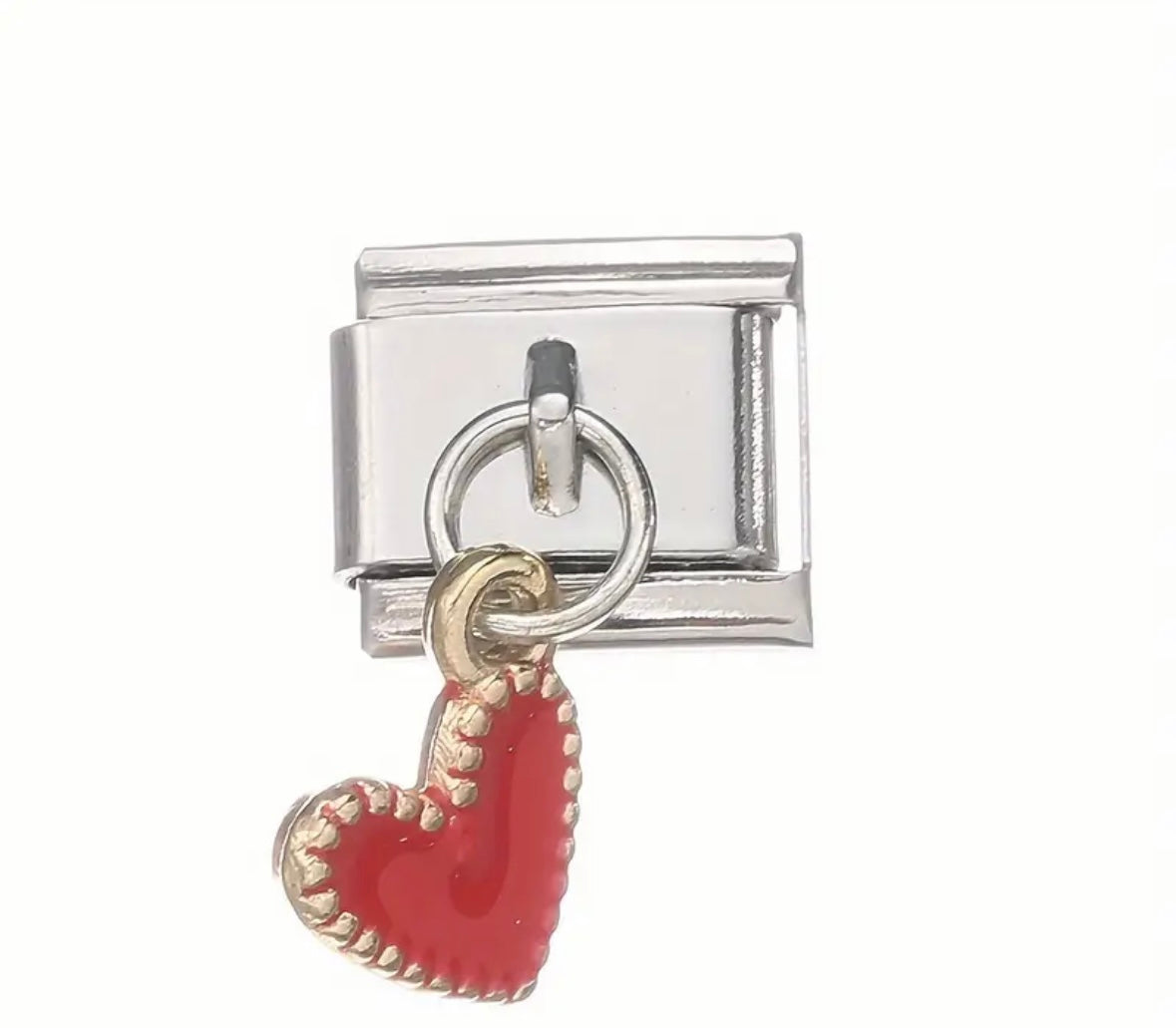 Charm corazón rojo