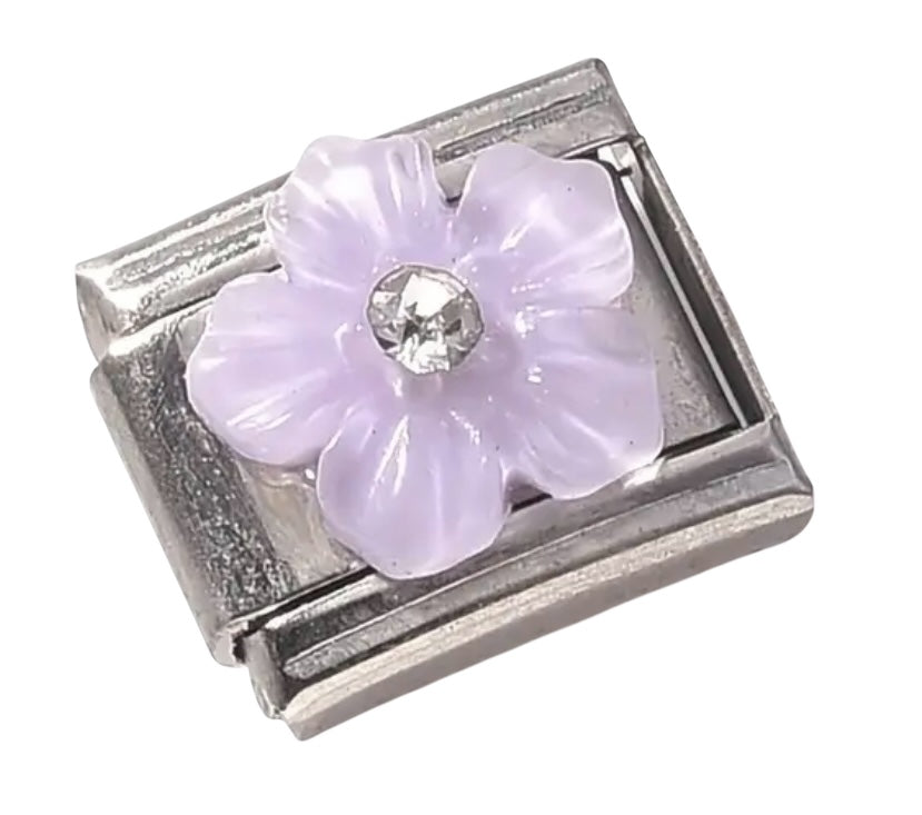 Charm flor lila