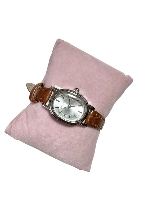 Reloj correa café