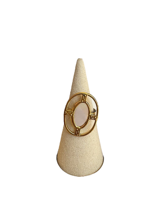 Anillo Ovalo Madre Perla