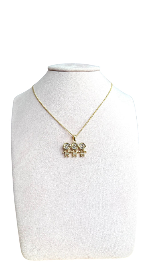 Collar de Tres Niños